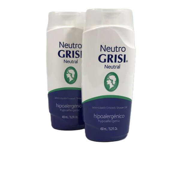 GRISI Hypoallergenic Shower Gel Neutral 15.2 oz 2 Pack - Picture 4 of 4